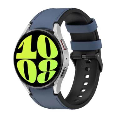 Imagem de Pulseira  c/ Silicone Para Watch6 44 - Teck King, Azul Marinho