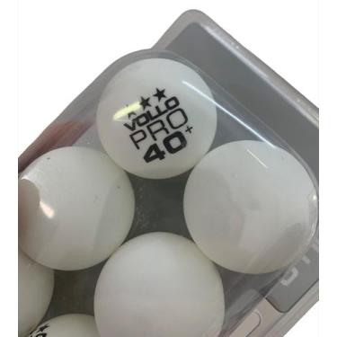 Imagem de Kit 6 Bolas Tênis de Mesa 3 Estrelas Oficial VT611-3 Vollo