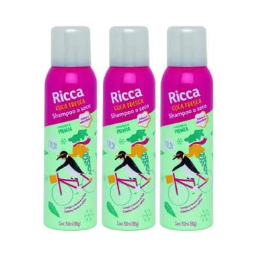 Imagem de Kit 3 Shampoo a Seco Cuca Fresca Menta Antioleosidade Ricca 150ml