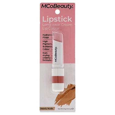 Imagem de MCobeauty - Lipstick Long-Wear Cream Lip Colour - High Pigment Buildable Color - Non Drying Creamy & Hydrating Finish - Long Lasting Moisturizing Lipstick - Nearly Nude - 3.5 g / 0.12 oz