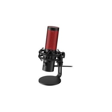 Imagem de Microfone HyperX QuadCast 2, Compatível com PC, Mac e Consoles, Cardioide, Led Vermelho, Preto - 872V1AA