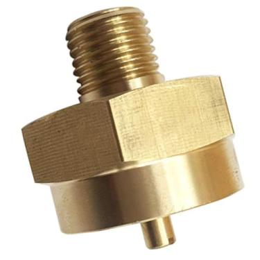 Imagem de MENSI Adaptador de recarga de garrafa de gás propano de 500 g com rosca macho NPT de 6 mm