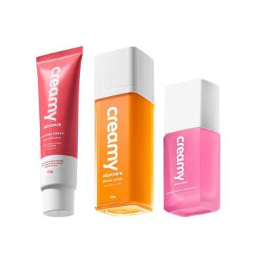 Imagem de Kit Creamy Calming Vitamina C e B Complex (3 produtos)