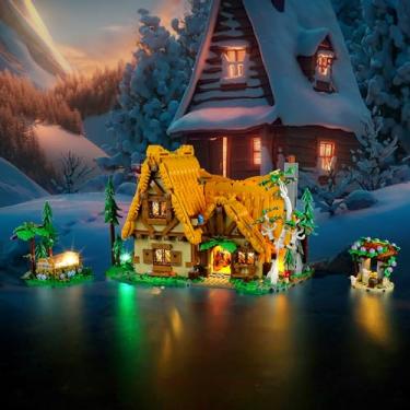 Imagem de Vaodest LED Light for Lego 43242 Snow White and The Seven Dwarfs' Cottage Set,Design and Configuration Compatible with Model 43242(LED Light Only, Not Building Block Kit)