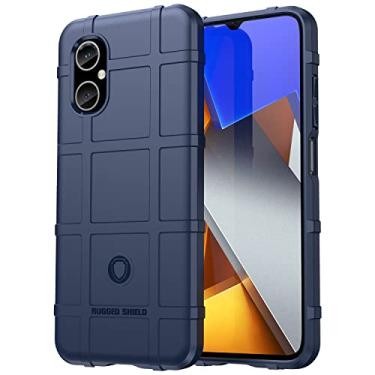 Imagem de Monwutong Capa de telefone de ajuste fino para Xiaomi Poco M4 5G, capa resistente e durável com grau militar à prova de choque, ótima aderência e capa de proteção de lente de câmera para Xiaomi Poco