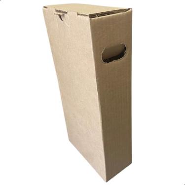 Imagem de Caixa de Papelão Pardo para Transporte e Envios de Garrafas 16x8x35 Resistente (5)