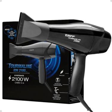 Imagem de Secador Taiff Tourmaline Ion 2100w 127V, Preto, 110V