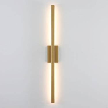 Imagem de Arandela LuminaLux Fit ALX0011 4X2 Led Luz indireta Bivolt, Dourado Le