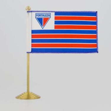Imagem de Bandeira de Mesa Fortaleza Tricolor - Jc Bandeiras, Único