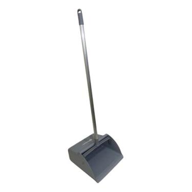 Imagem de Pá De Lixo Coletora Cabo Aluminio 75 Cm Profissio Star Clean, Cinza-es