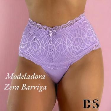 Imagem de Calcinha Cós Alto Modeladora Zera Barriga Cinta Pós Cirúrgica Lingerie