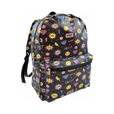 Imagem de Mochila Escolar Costas Feminina Passeio Trabalho Curso Faculdade Escol