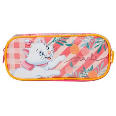 Imagem de Estojo Escolar Gatinha Marie Porta Lápis Organizador - Xeryus
