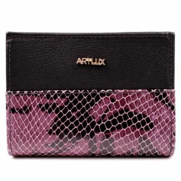 Imagem de Carteira Feminina em Couro Artlux 3004, Preto