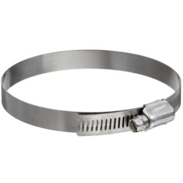 Imagem de Murray Braçadeira de mangueira de aço inoxidável 316 da Worm-Gear, parafuso 316 de aço inoxidável, 9 cm a 11,4 cm, 1/5.1 cm L, 89-114.3 cm Lbs (pacote com 5)