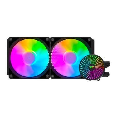 Imagem de Water Cooler para Processador Darkflash DC240 RGB, preto