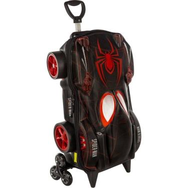 Imagem de Mochila Com Carrinho 3D Homem Aranha Miles 3800AM23