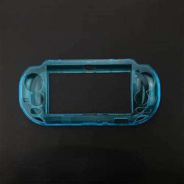Imagem de Capa protetora transparente transparente para PS Vita PSV 1000 (azul claro)