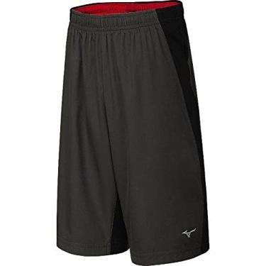 Imagem de Mizuno Short masculino Drylite Geo de corrida, 2GG, sombra escura/preto