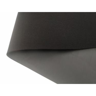 Imagem de Tecido de neoprene de borracha de pele lisa de 5 mm, tecido de roupa de mergulho, material aquático, grau médico e marítimo (preto, 3 x 10 cm)