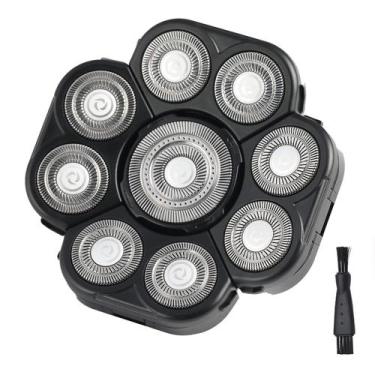 Imagem de Cabeças de Reposição para Barbeador Elétrico Masculino Auruveby - 9 Lâ