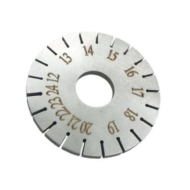 Imagem de TUOREN Medidor de corda de piano, régua de metal, piano, música, fio, medidor, ferramenta de afinação, acessórios de reparo de piano, peças