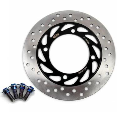 Imagem de Rotor de disco de freio traseiro com parafusos de montagem para Honda Silverwing 600 01-07, XL600V 91-99, XL650V Transalp 00-07, XL700V TRANSALP 700 08-11, CB750F CB750 92-95, CB900F HORNET 95 00 02
