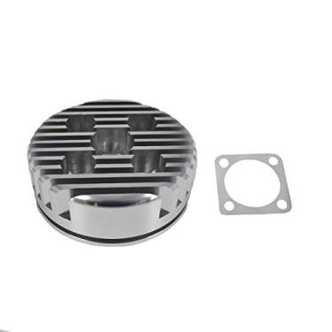 Imagem de Cabeça de cilindro JRL CNC para corrida de motor de 66 cc/80 cc (prata)