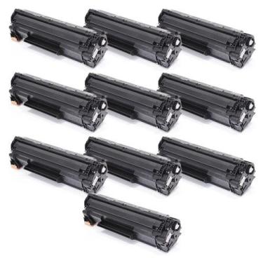 Imagem de Kit 10 Toner Compatível Ce285a cb435a cb436a Para P1102w M1132 M1210 -
