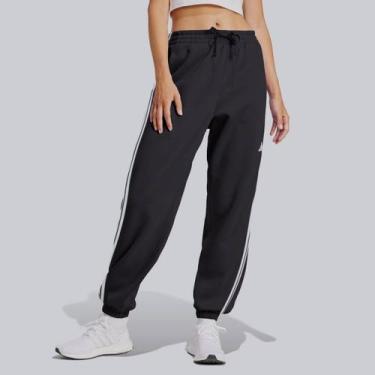 Imagem de Calça Adidas French Terry Cuffed 3S Feminina Preta, M
