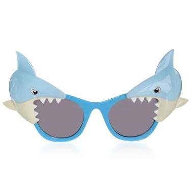 Imagem de Amscan Shark Adult Glasses, One Size, Multicolor