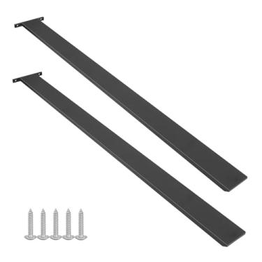 Imagem de TPSHKE Pacote Com 2 Suportes De Bancada Ilha 36 Polegadas Para Pendurar Livremente, Suporte Flutuante Granito Oculto Aço Resistente Sólido, Projetos Diy, Parafusos Incluídos