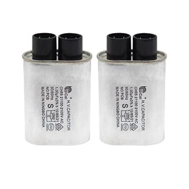 Imagem de HUABAN 2 PCS 1.0 uF Terminal 3/16” 4.8mm Capacitor de alta tensão para micro-ondas HV CH85 2100V AC 10/85/21 50/60Hz