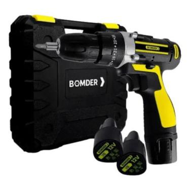 Imagem de Parafusadeira Sem Fio De 12v, 1350 Rpm Bomvink 2 Baterias BOM-9968, Am