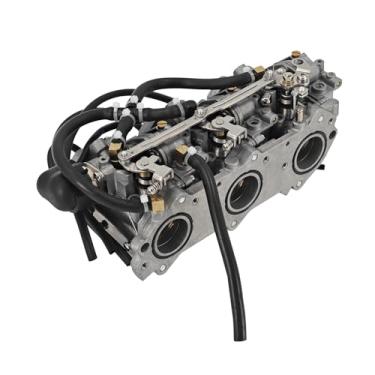 Imagem de XuanBird Conjunto de carburador 67C-14901+67C-14902+67C-14903 adequado para motor de popa Yamaha 4T 40HP 4 tempos 67C-14903-10-00 67C-14902-10-00 67C-14901-10-00