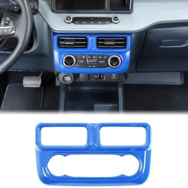 Imagem de Aunginsy Acabamento da tampa da saída de ar do console central compatível com Ford Maverick 2022-2024 controle central do carro modo de ar condicionado painel interruptor moldura decorativa protetor