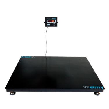 Imagem de Balança Industrial Wpl Piso Digital 2000kg 1,20x1,20m - Welmy