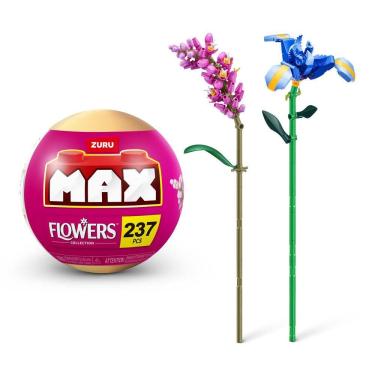 Imagem de Blocos de Montar Max Premium Flowers - Íris 237 pçs