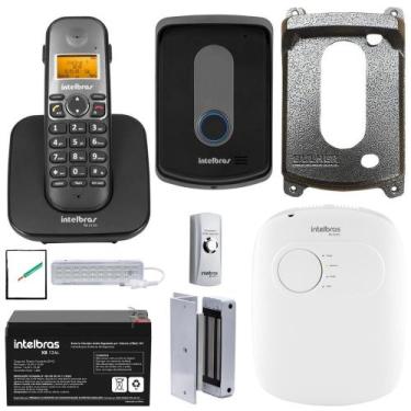 Imagem de Telefone sem fio Porteiro Interfone TIS 5010 Fechadura - Intelbras