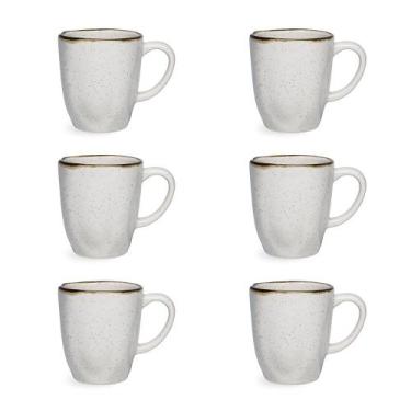 Imagem de Conjunto 6 Canecas em Cerâmica 380ml + E-book Ryo Maresia Oxford