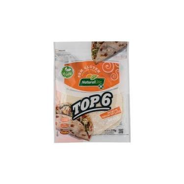 Imagem de Tortilha Sem Glúten Vegana Top 6 Natural Life contendo 6 tortilhas - 1
