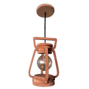 Imagem de Luminária Lustre Pendente 1 Lampião 4 Peças 110/220 V - Eco.Start