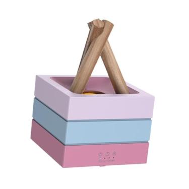 Imagem de IEUDNS Difusor de chamas de fogueira, difusor de óleos essenciais multiuso e resistente, umidificador pessoal para quarto de hotel e spa, Multicolorido