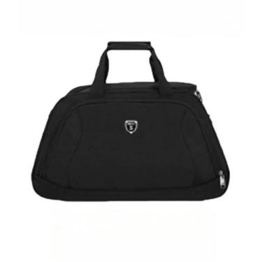 Imagem de Bolsa Viagem Mala de Mão Feminina Masculino Grande(0010Preto)
