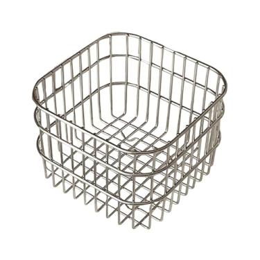 Imagem de AFXGUSD Cesta de Armazenamento de Malha de Arame, Cesta de Armazenamento Doméstico, Suporte para Papelaria de Mesa, Organizador de Joias Multiuso para Escritó, 13x13x10cm