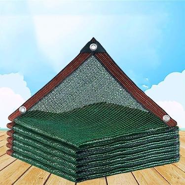 Imagem de Rede Verde Da Malha De Sun De 40%, Rede Da Máscara Com Ilhós, Borda Gravada, Fácil Instalar, Rede Resistente Uv Para A Planta De Flor Do Jardim, Pano Da Máscara Da Estufa, 6X9M