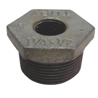 Imagem de Bucha De Redução 1 1/4 X 1/2 Galvanizada - Tupy 114 X 12