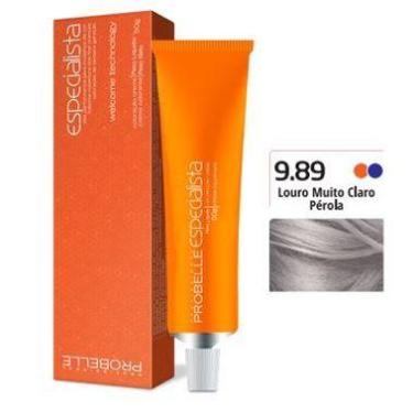 Imagem de Coloração Especialista Probelle Louro muito Claro Perola 9.89 50g