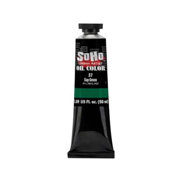 Imagem de Soho Urban Artist Tinta a óleo - verde seiva, tubo de 50 ml - Cores a óleo mais valorizadas para pintura, excelente carga de pigmento