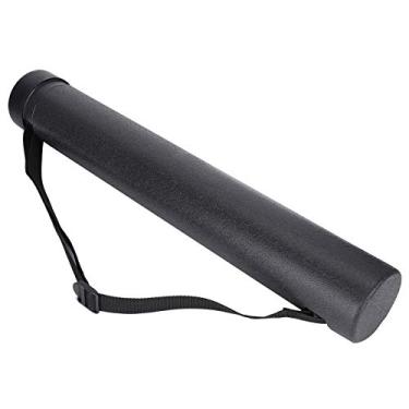 Imagem de YOUTHINK Armazenamento Telescópico de Desenho Circular de Tubo de Pintura Plástica para Suprimentos de Arte, água de Prova, Conveniente e Portátil, Materiais de Arte (Preto)